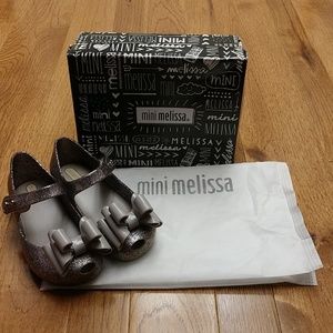 Mini Melissa Ultragirl silver size 9